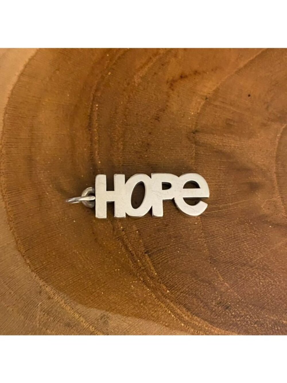 RETIRED James Avery HOPE Charm, Sterling Silver